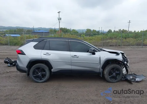 2019 Toyota Rav4 Hybrid Xse from USA, damaged, VIN 2T3EWRFV2KW025640